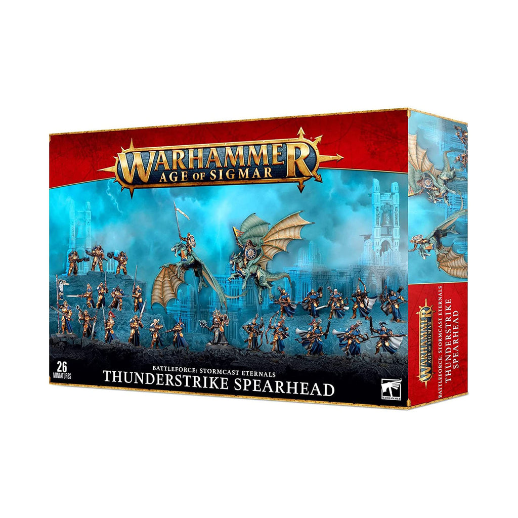 Warhammer Age Of Sigmar Stormcast Eternals Thunderstrike Spearhead Battleforce
