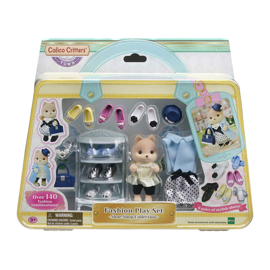 Calico Critters Shoe Shop Collection Fashion Play Set