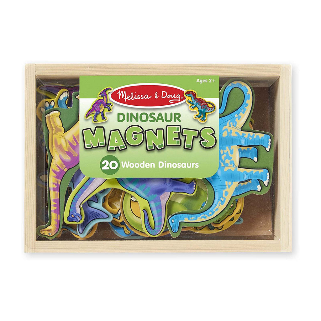 Melissa And Doug Wooden Dinosaur Magnets Set