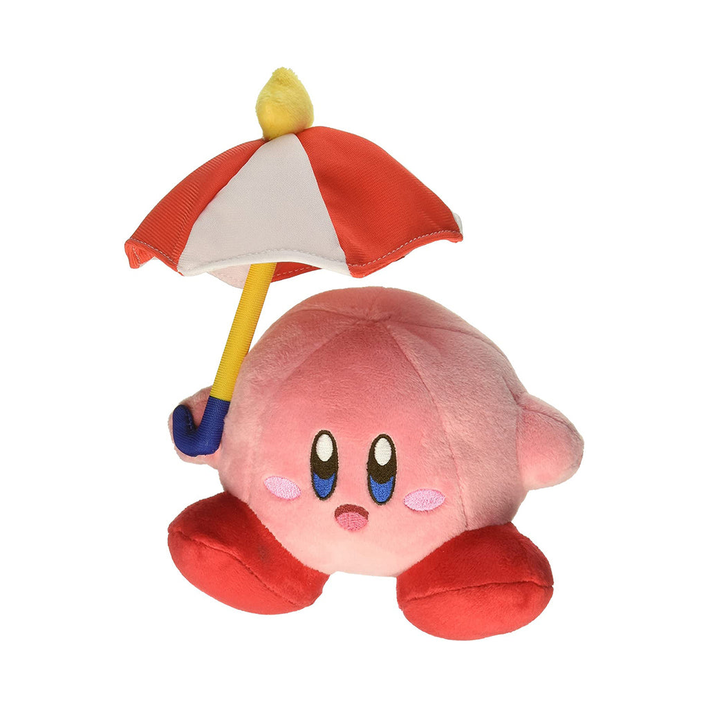 Little Buddy All Star Kirby Parasol 5 Inch Plush Figure - Radar Toys