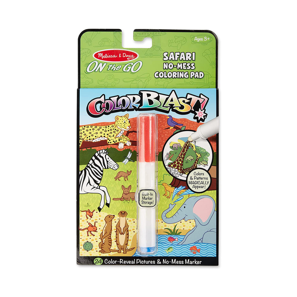 Melissa And Doug On The Go Colorblast Safari Color Reveal Pad
