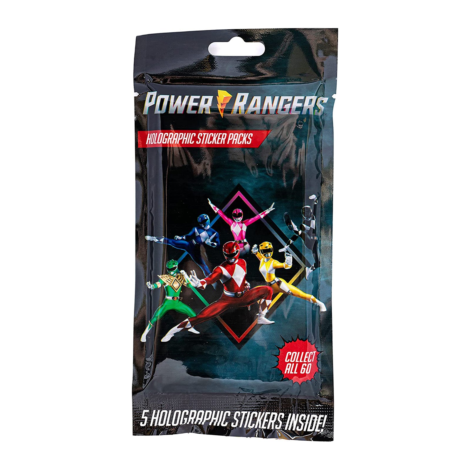 Power Rangers Holographic Sticker Pack Blind Bag | Radar Toys