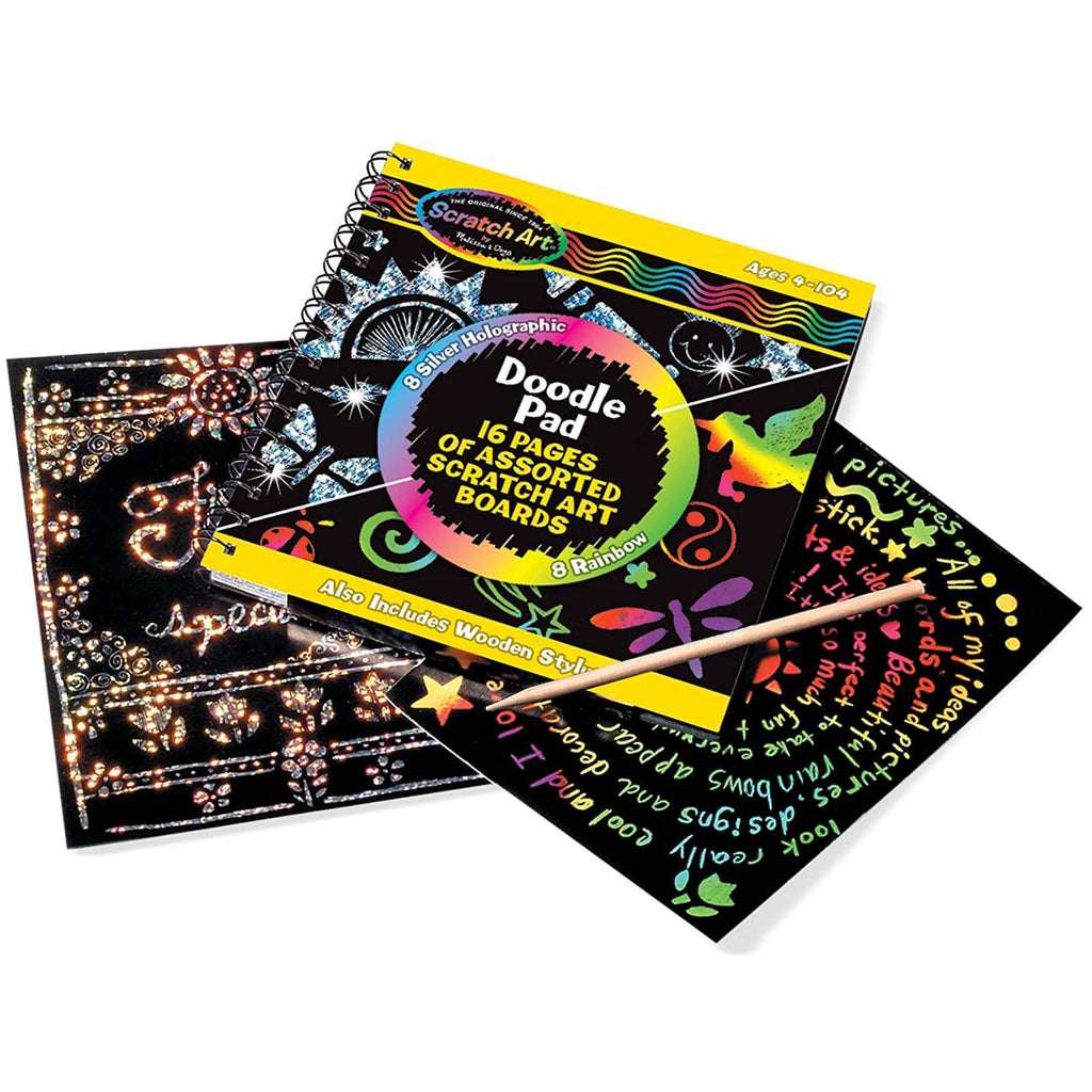 Melissa And Doug Scratch Art Doodle Pad With Stylus