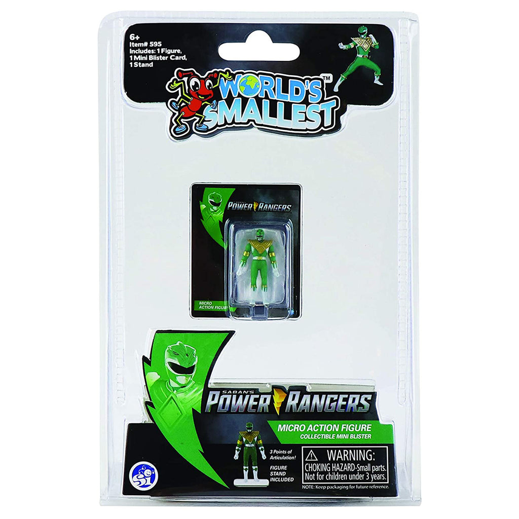 World's Smallest Power Rangers Green Ranger Micro Action Figure