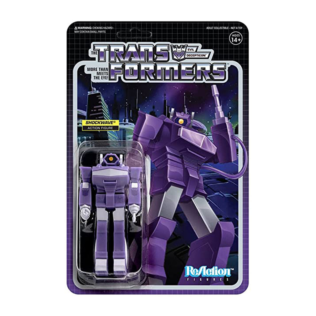 Super7 Transformers Shockwave Reaction Figure - Radar Toys