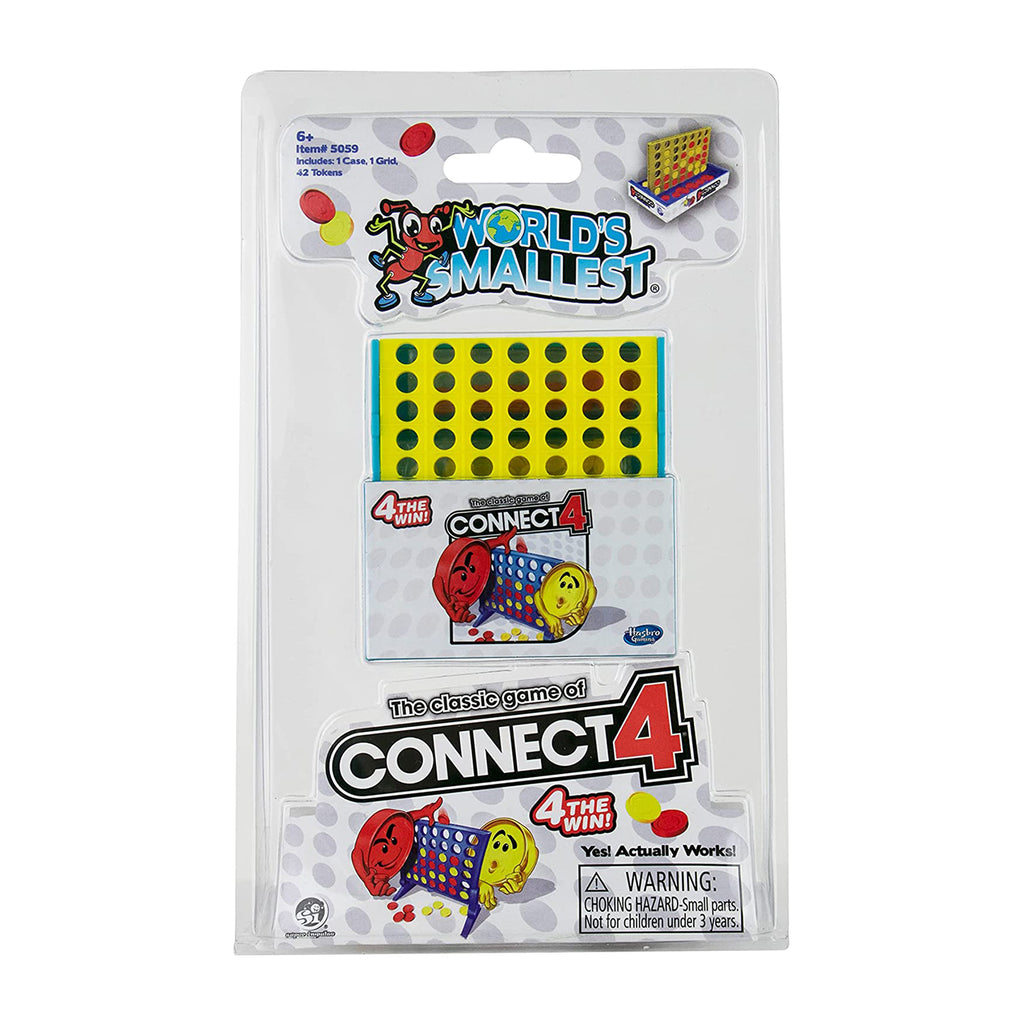 World's Smallest Connect 4 Classic Game - Radar Toys