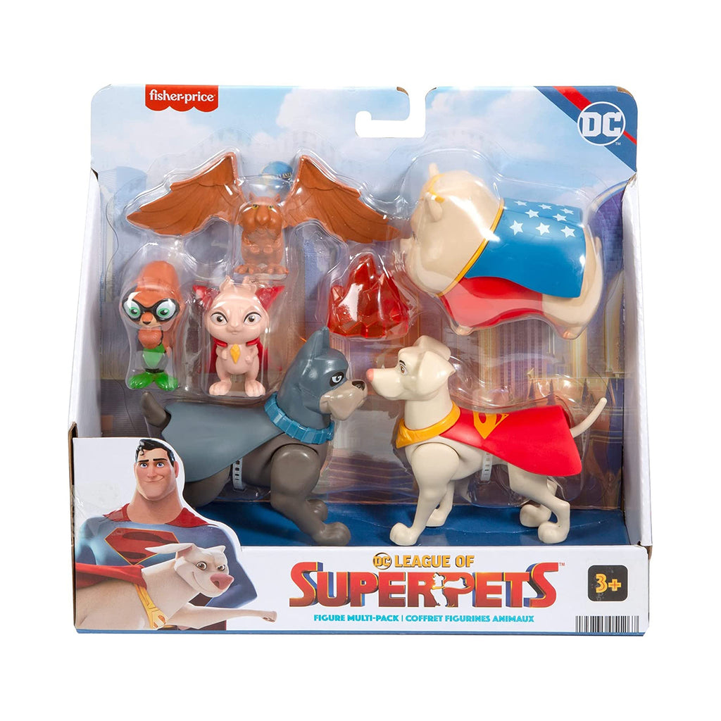 Mattel DC League Of Superpets Multi Pack Figure Set