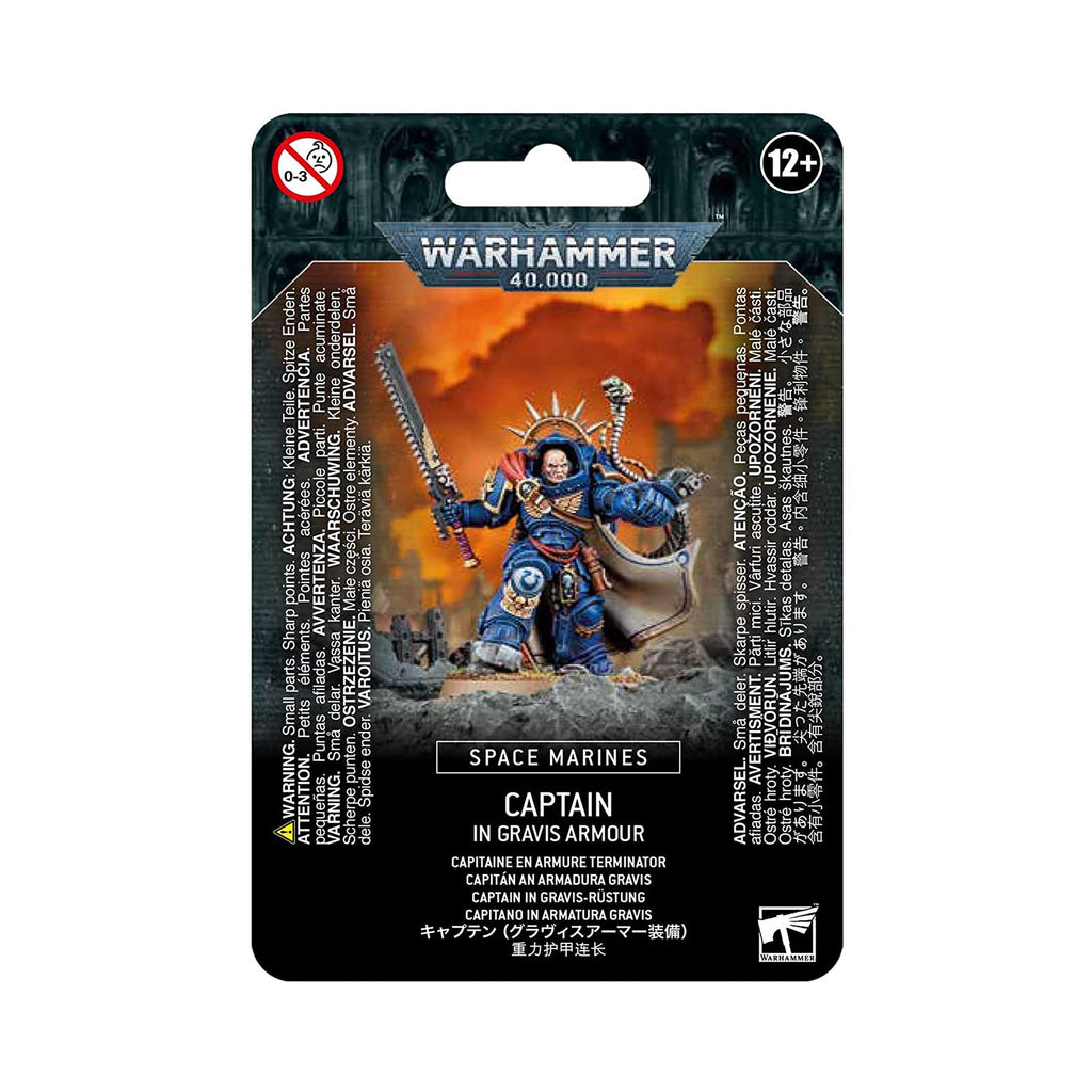 Warhammer 40,000 Space Marines Captain In Gravis Armor Set