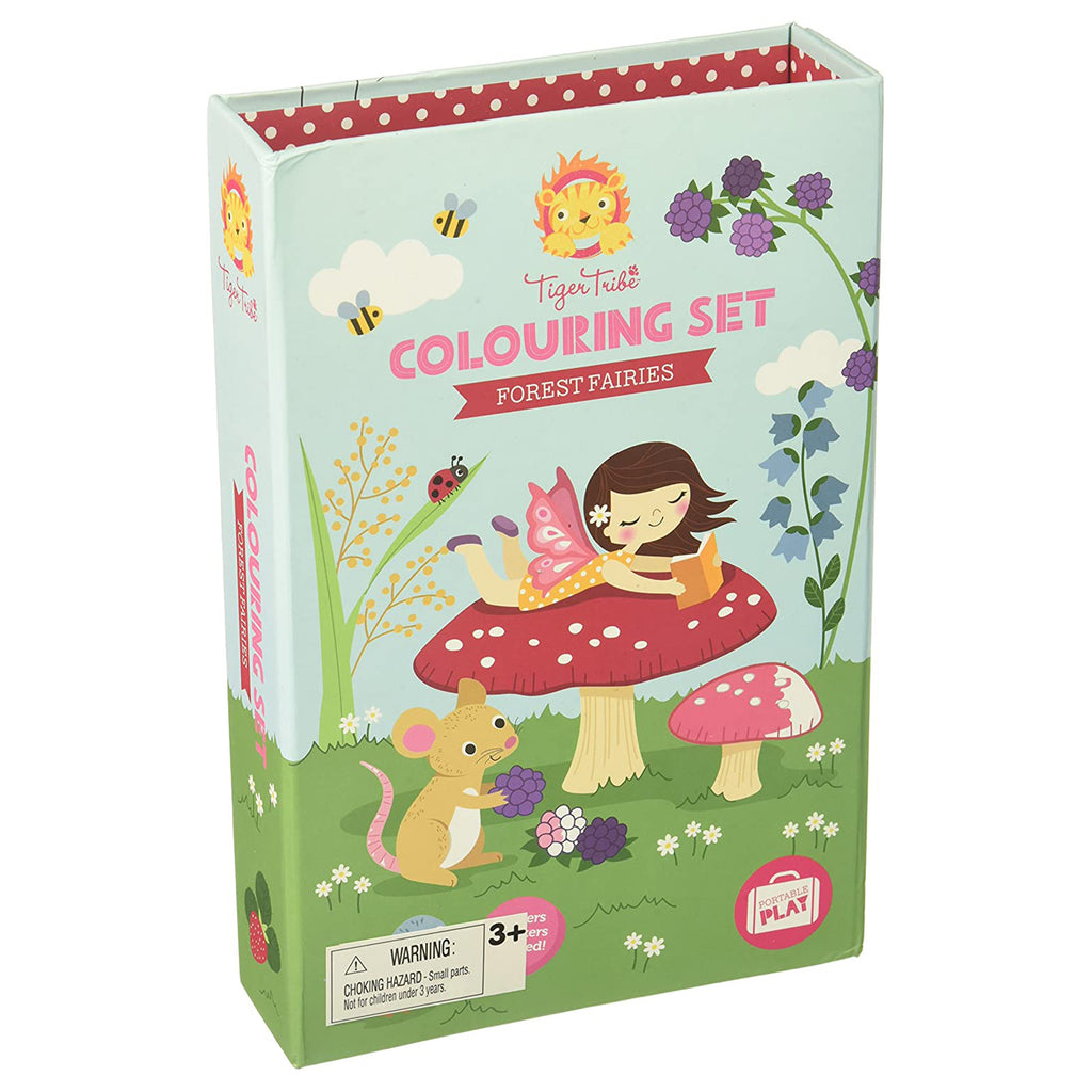Schylling Tiger Tribe Forest Fairies Coloring Set - Radar Toys