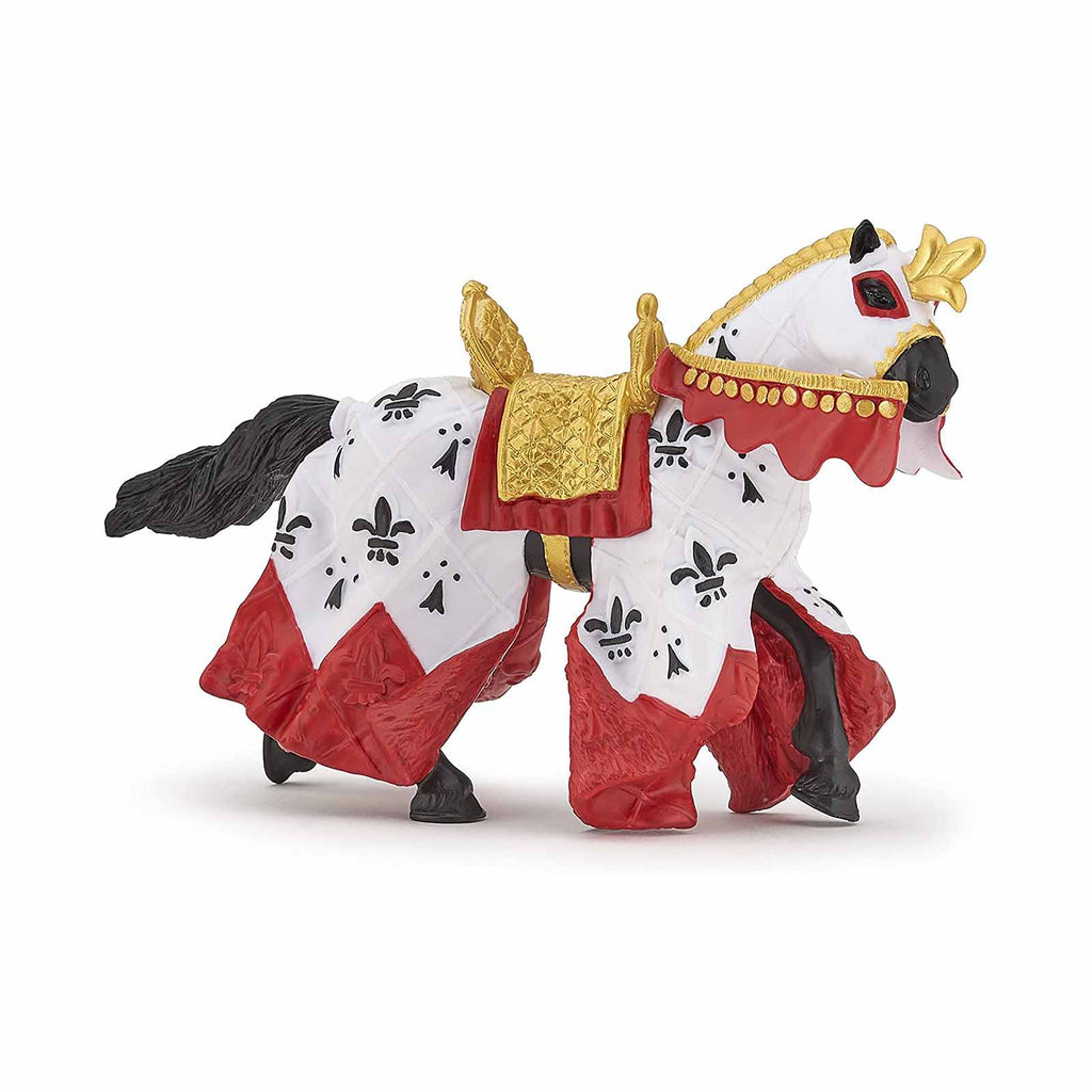 Papo Red King Arthur Horse Fantasy Figure 39951 - Radar Toys