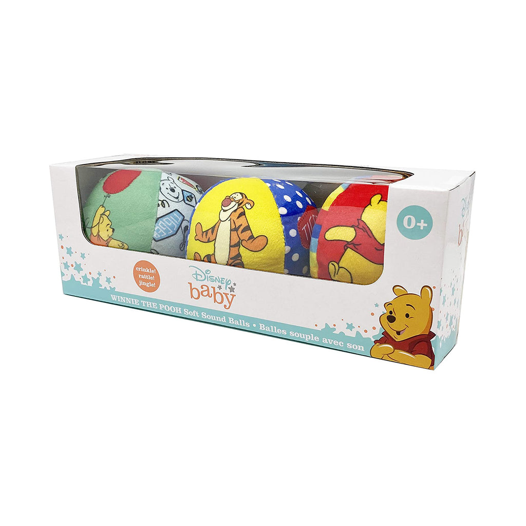 Disney Baby Winnie The Pooh Soft Sound Ball Set