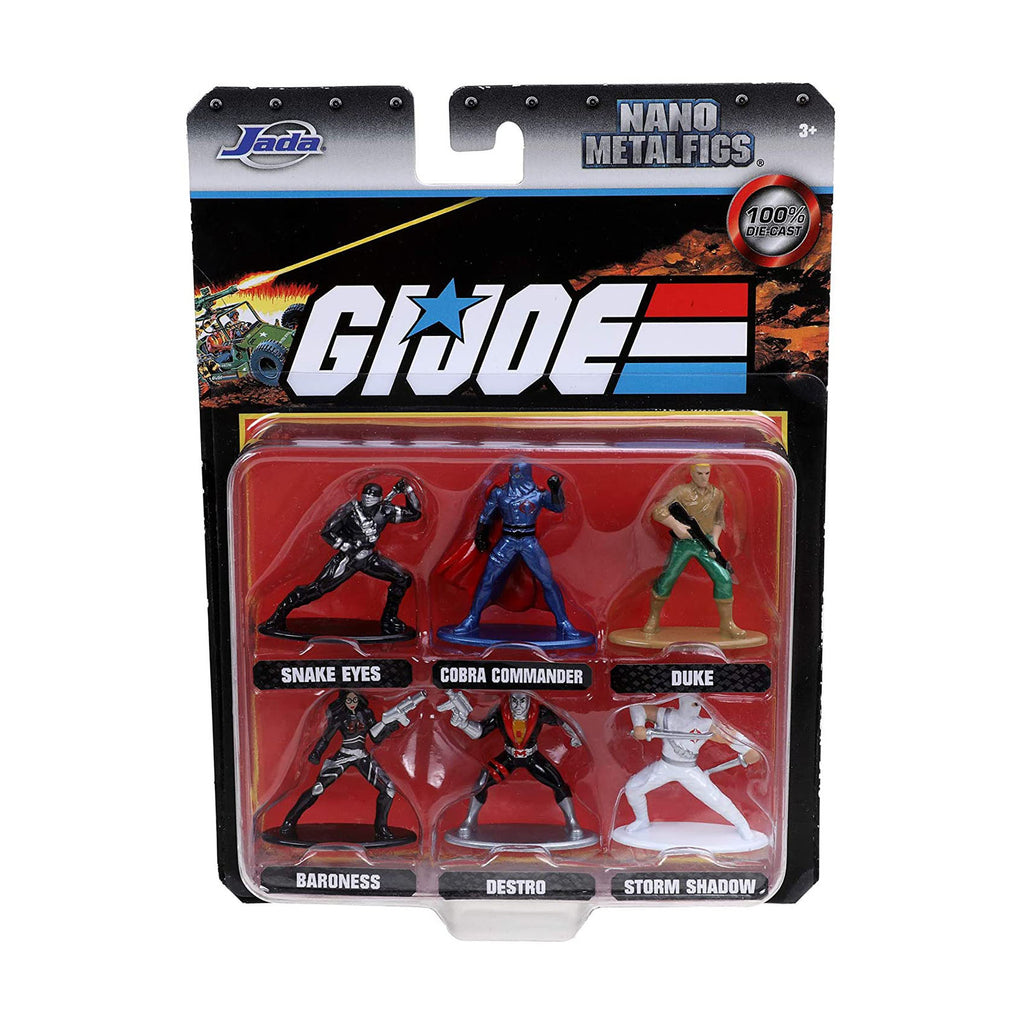 Jada Toys Nano Metalfigs GI Joe Set Of Six 1.65 Inch Diecast Figures - Radar Toys