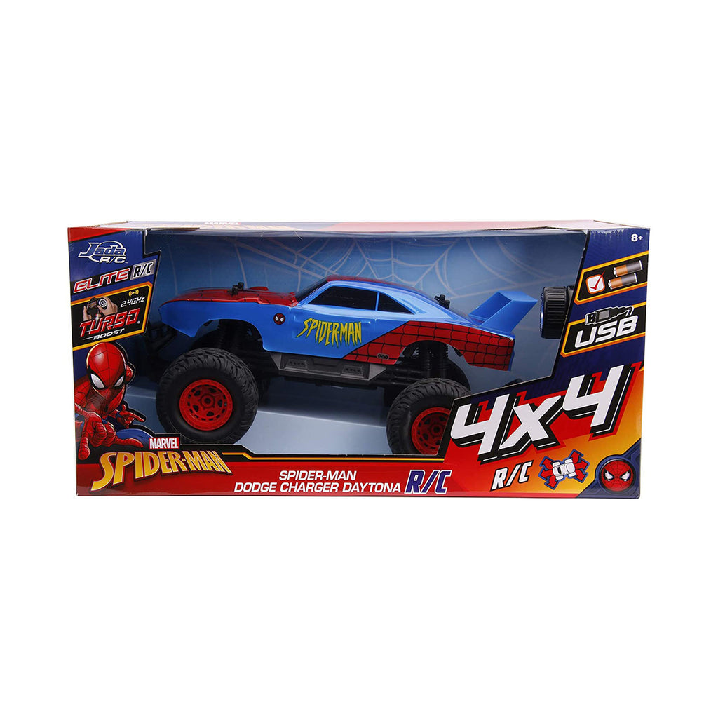 Jada Toys Marvel Spider-Man Dodge Charger Daytona 4x4 RC Car