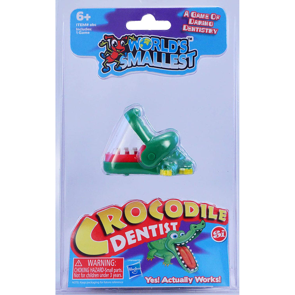 World's Smallest Crocodile Dentist Playset - Radar Toys