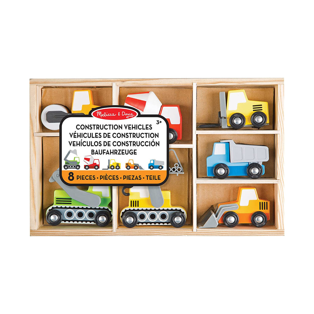 Melissa And Doug Wooden Construction Site Vehicles - Radar Toys