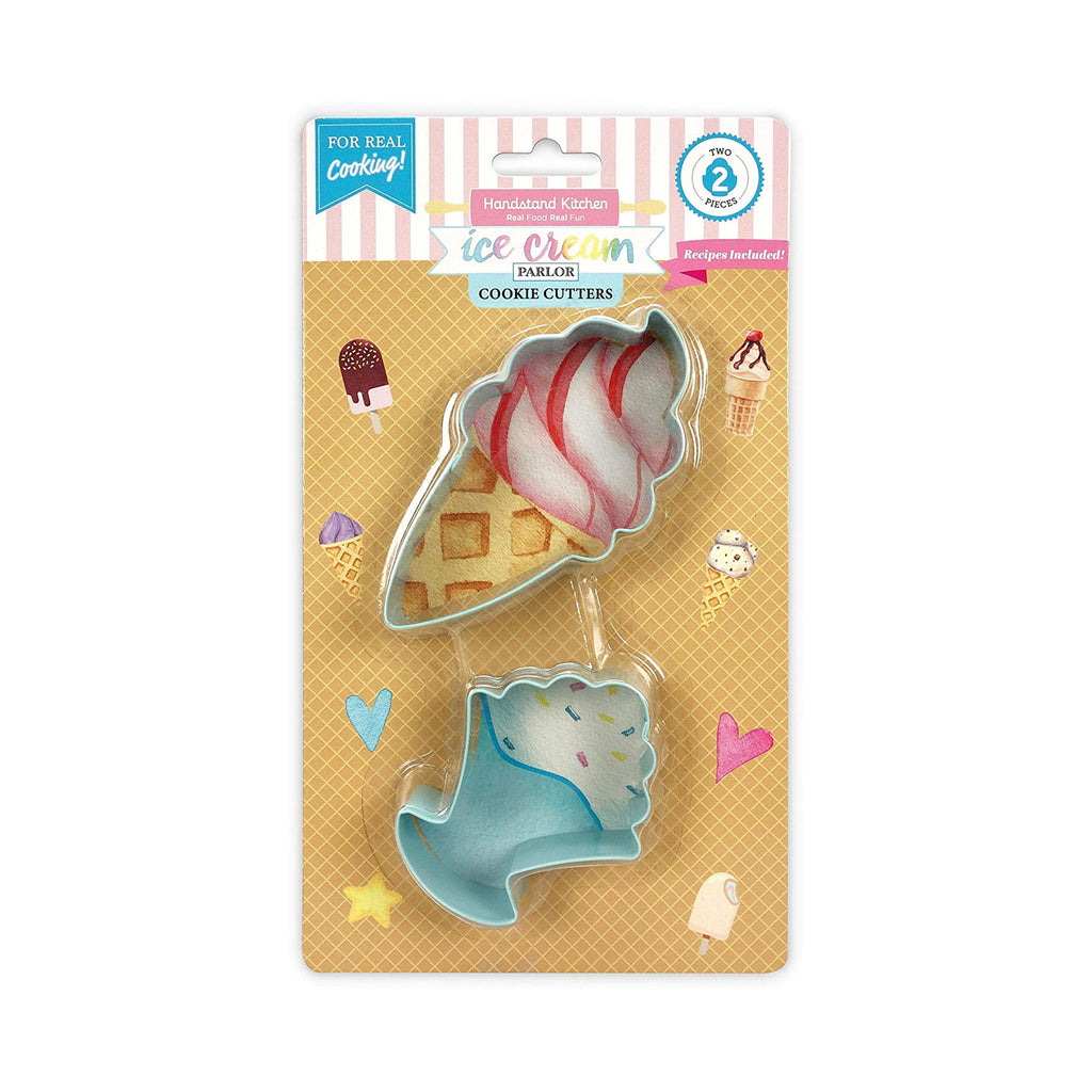 Handstand Kitchen Ice Cream Parlor Cookie Cutters Set of 2