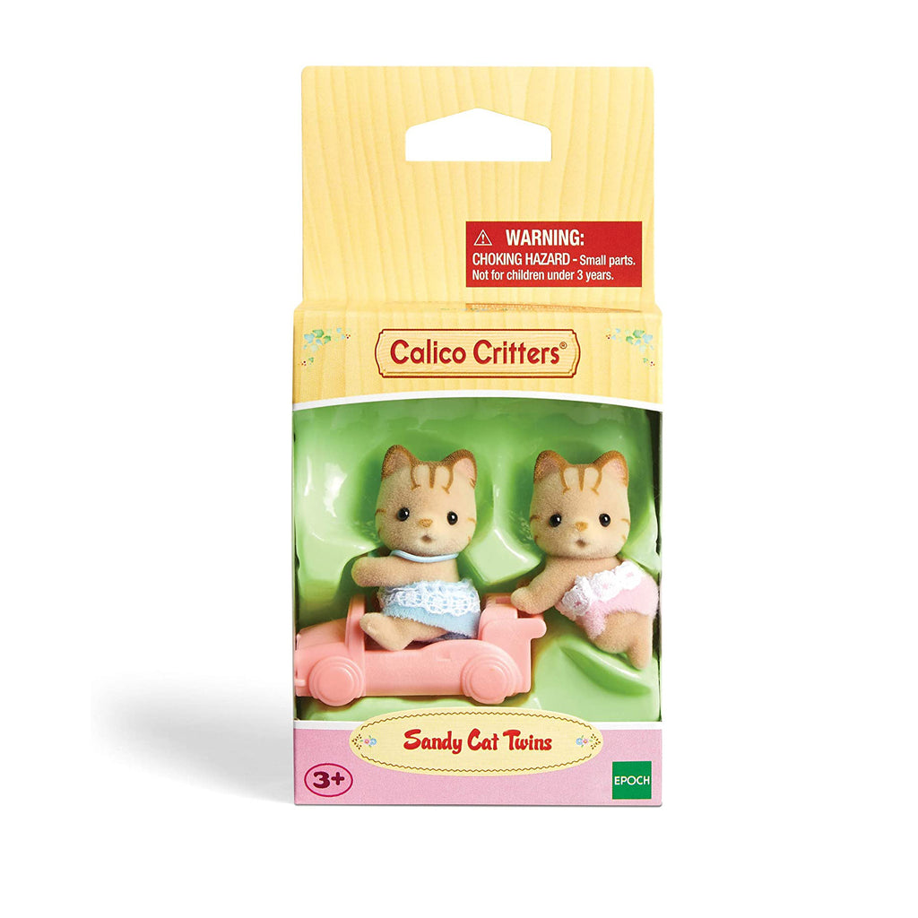 Calico Critters Sandy Cat Twins Figure Set