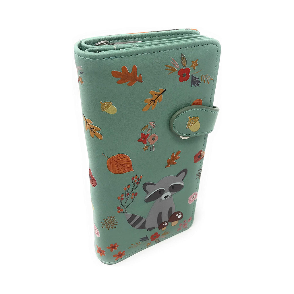 Shagwear Teal Raccoon And Friends Wallet - Radar Toys
