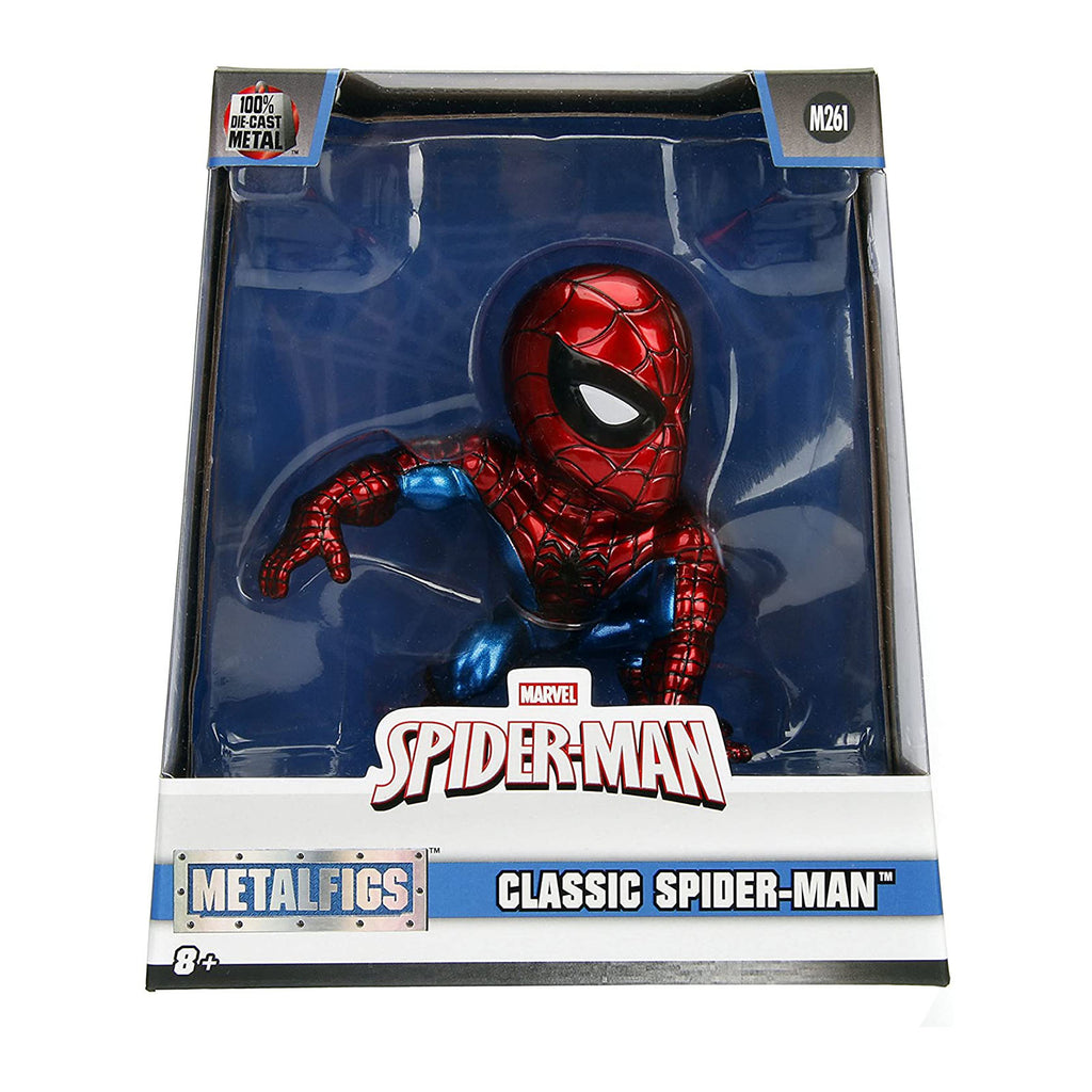 Jada Toys Marvel Spider-Man Classic Spider-Man 4 Inch Metalfigs Diecast Figure - Radar Toys