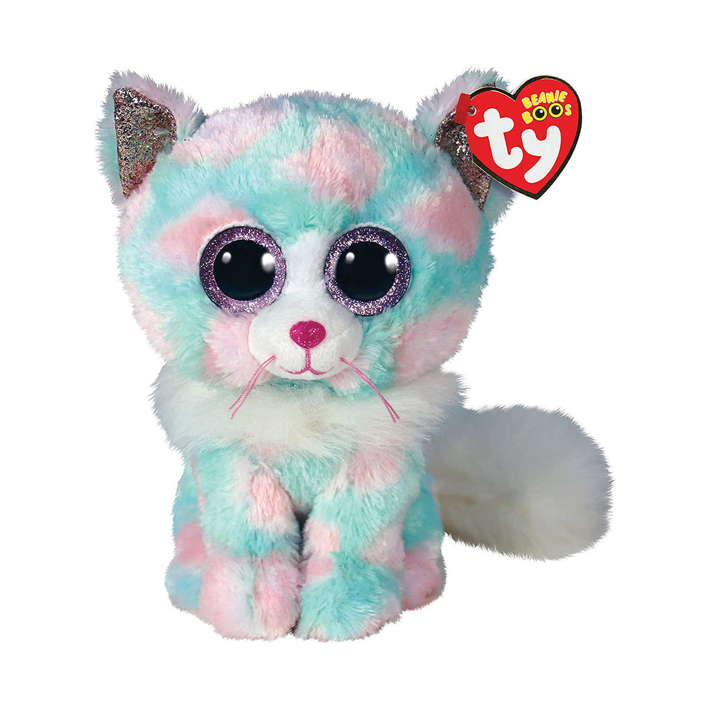 Ty Opal Cat Pastel 10 Inch Plush Figure