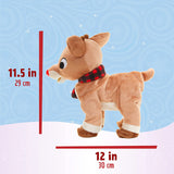 Kid's Preferred Rudolph Light Up Musical Animated 10 Inch Plush - Radar Toys