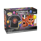 Funko Five Nights At Freddy's POP Balloon Foxy And 2XL Shirt Set - Radar Toys