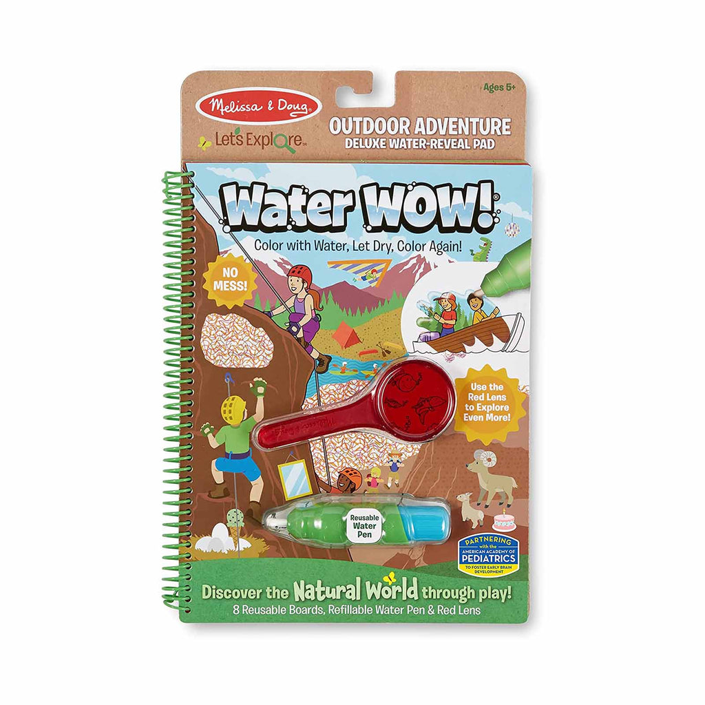 Melissa And Doug Lets Explore Water Wow Outdoor Adventure Reusable Activity Pad - Radar Toys