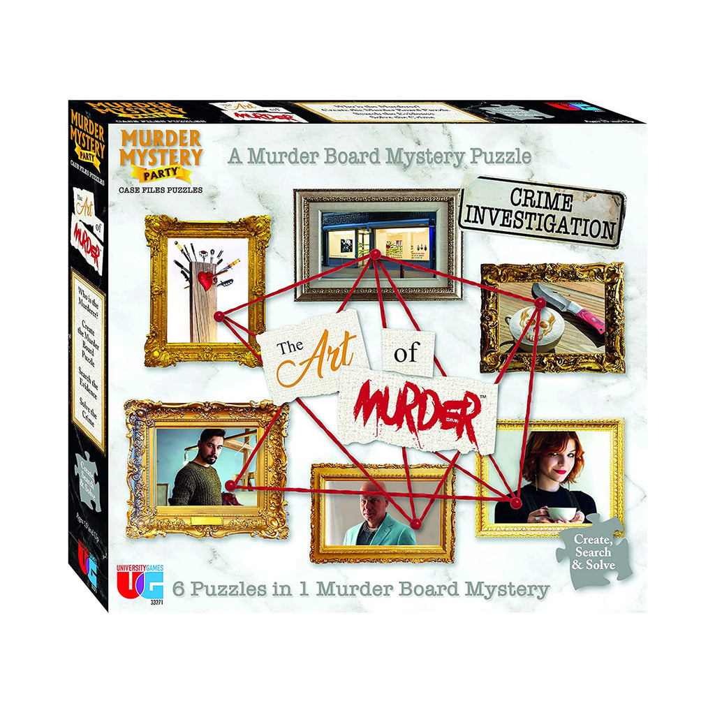 Murder Mystery Party Case Files The Art Of Murder The Game - Radar Toys