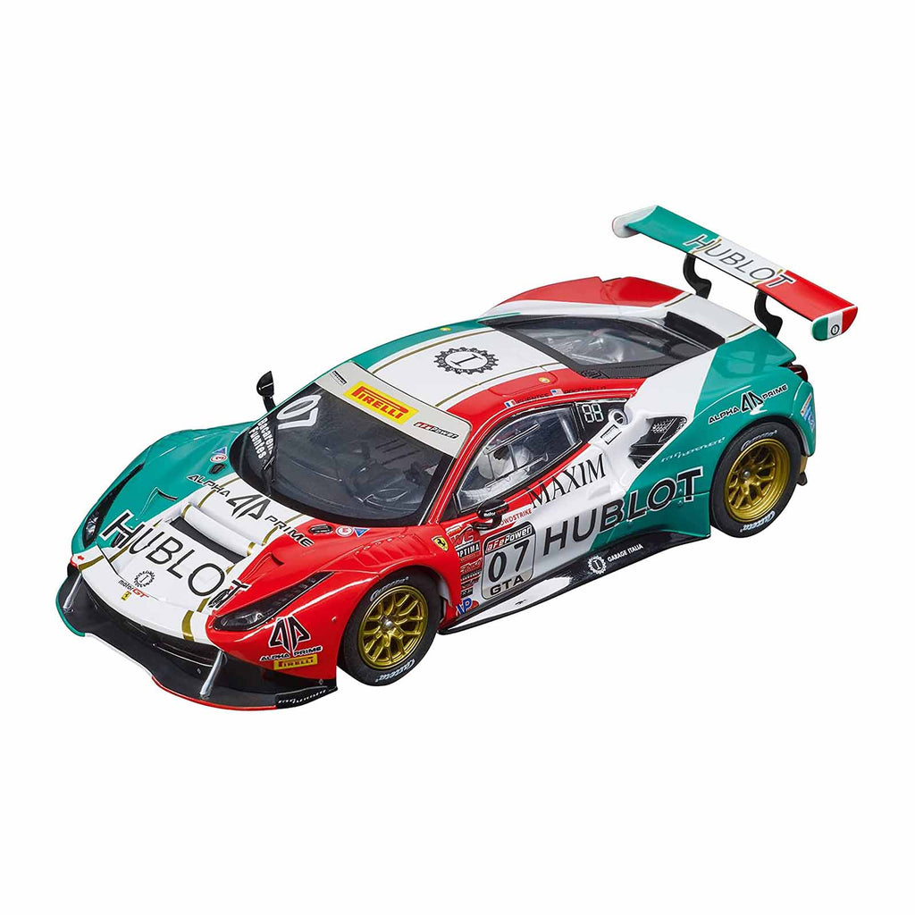 Carrera Evoluton Ferrari 488 GT3 Squadra Corse Garage Italia No 7 1:32 Slot Car