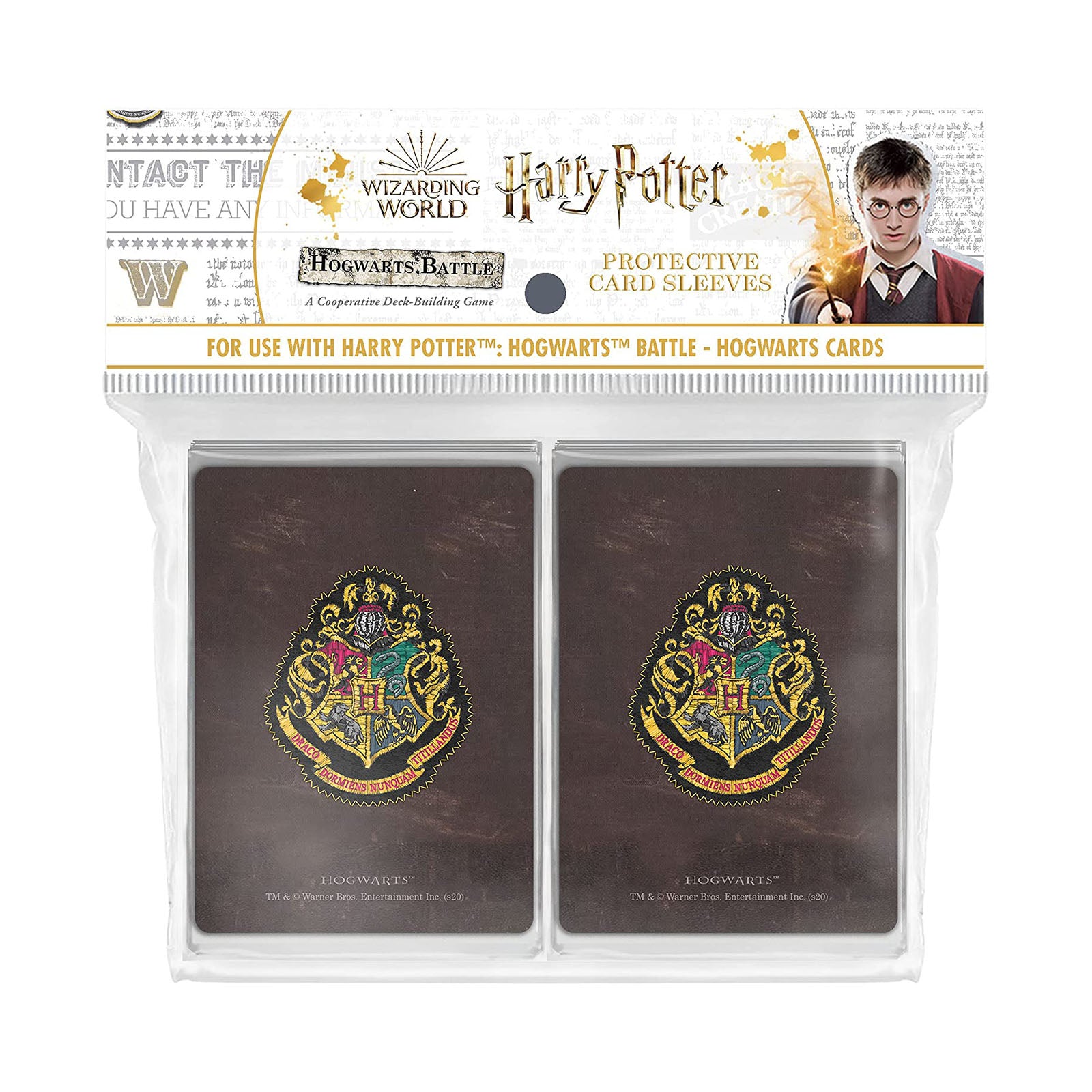 USAopoly Harry Potter Hogwarts Battle 160 Card Sleeves | Radar Toys USAopoly Harry Potter Hogwarts Battle 160 Card Sleeves | Radar Toys