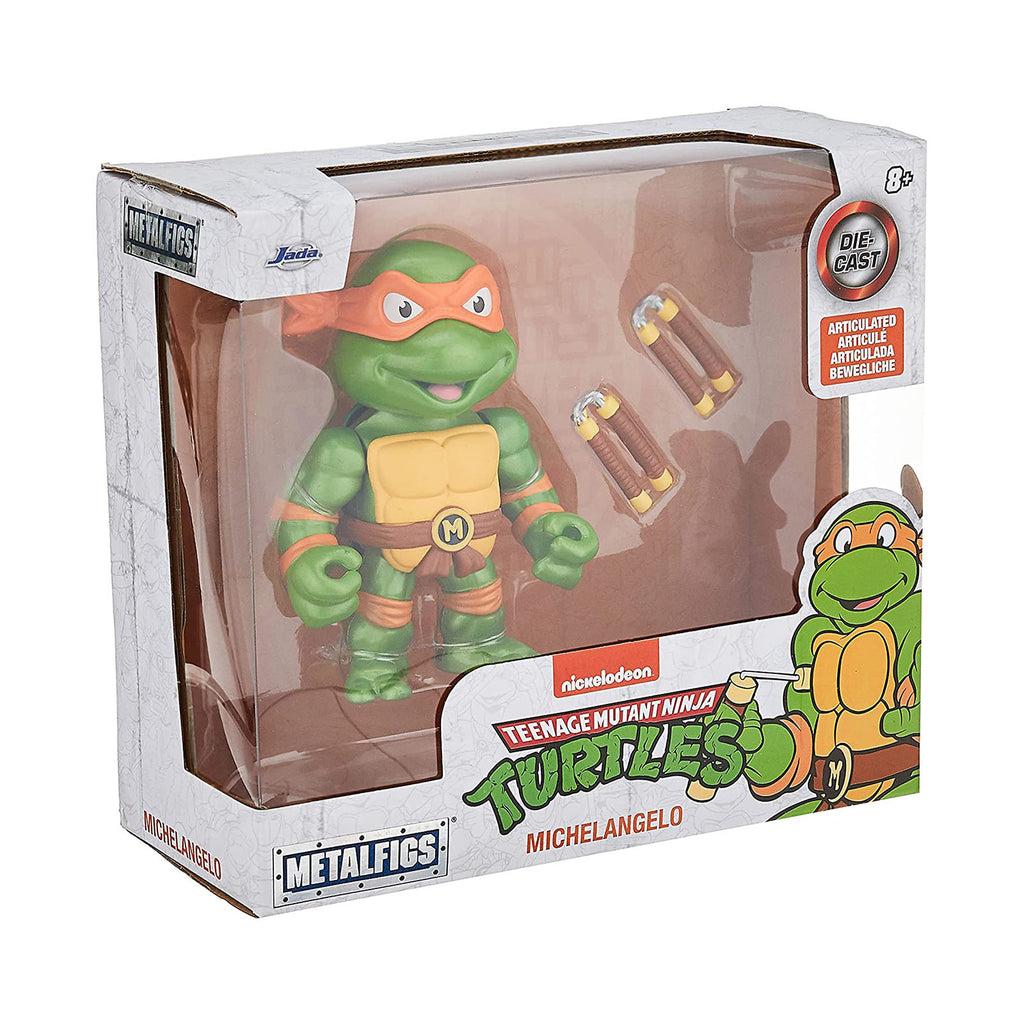 Jada Toys Teenage Mutant Ninja Turtles Michelangelo 4 Inch Metalfigs Diecast Figure