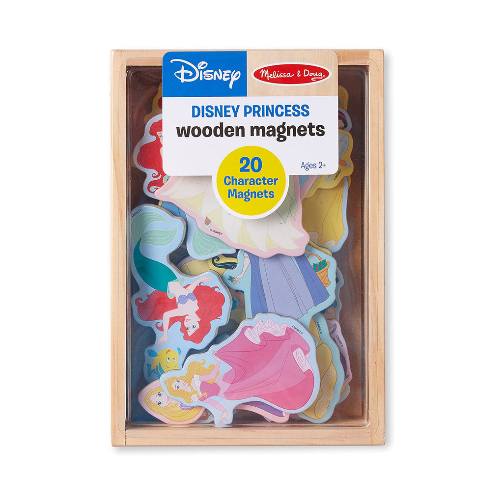 Melissa And Doug Disney Princess 20 Wooden Character Magnets