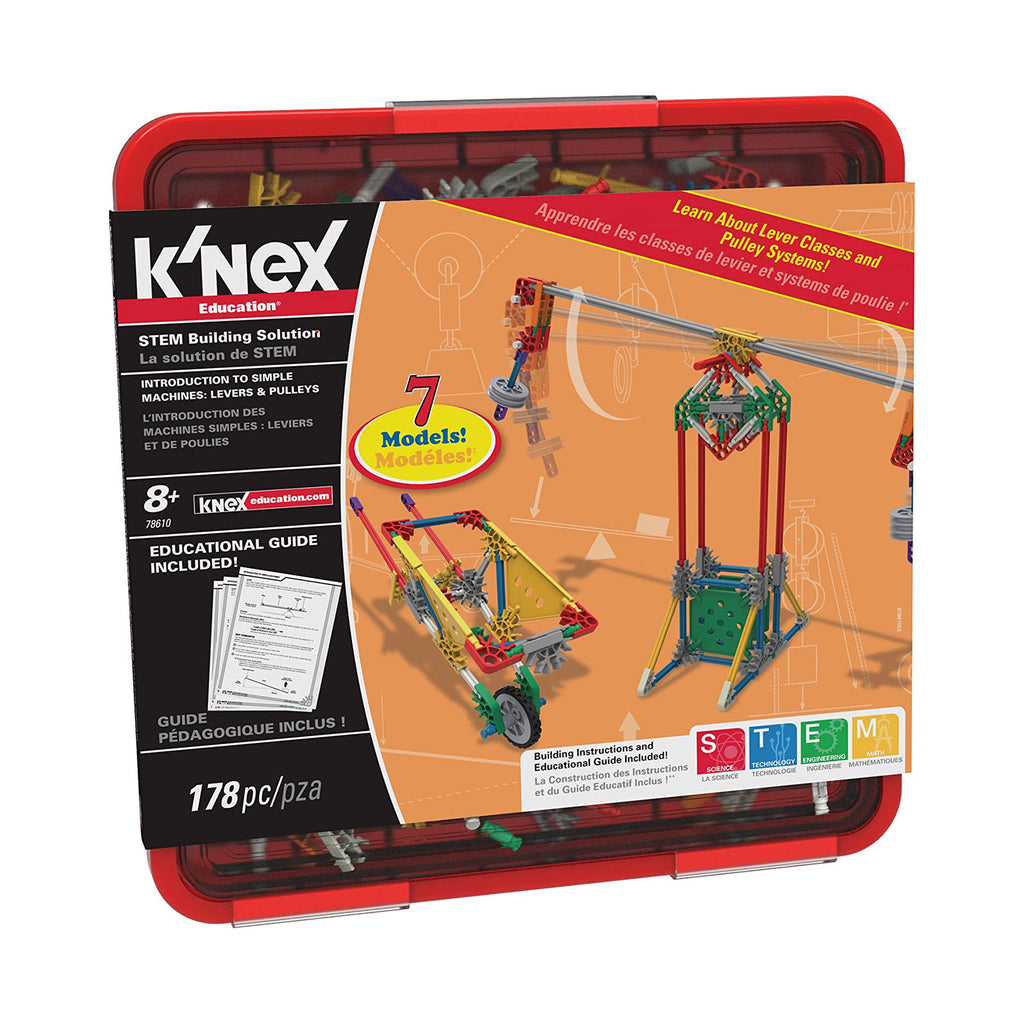 K'Nex Education Simple Machines Levers And Pulleys 178 Piece Building Set