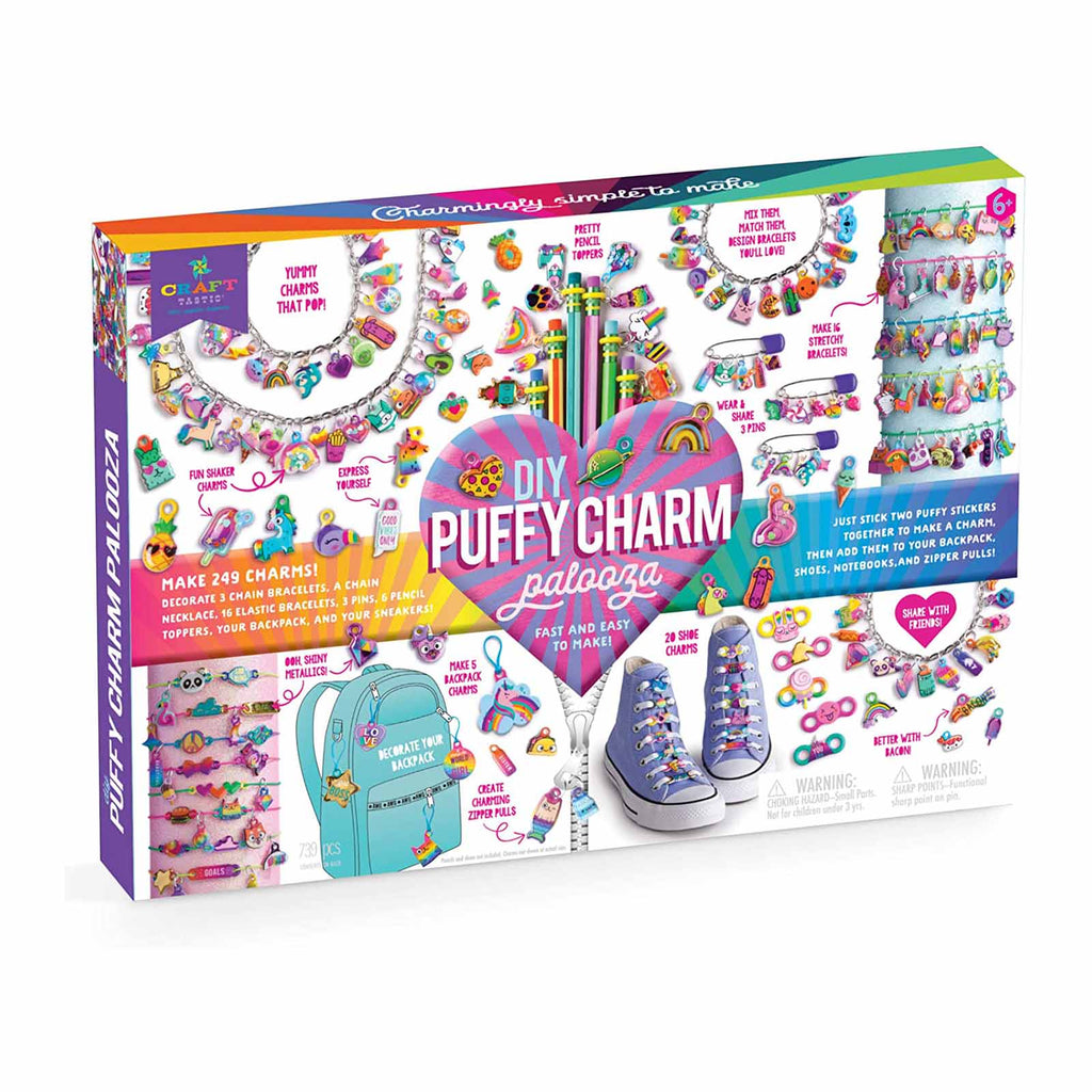 Craft Tastic DIY Puffy Charm Bracelet Craft Set