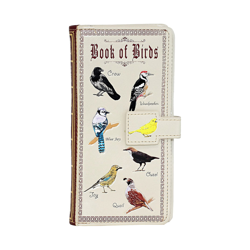 Shagwear Cream Book Of Birds Wallet