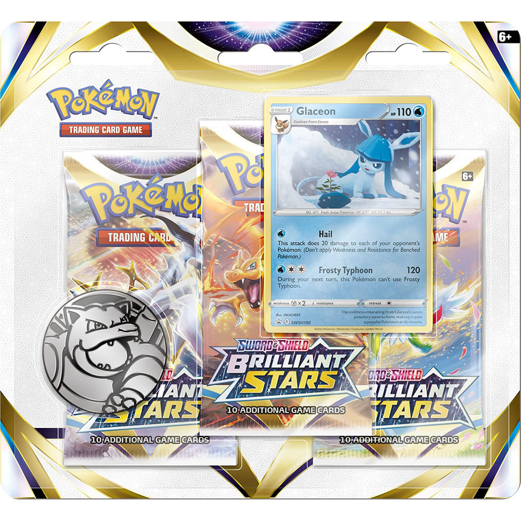 Pokemon Sword And Shield Brilliant Stars Three Booster Set