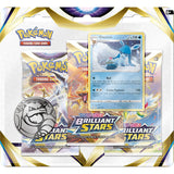 Pokemon Sword And Shield Brilliant Stars Three Booster Set - Radar Toys