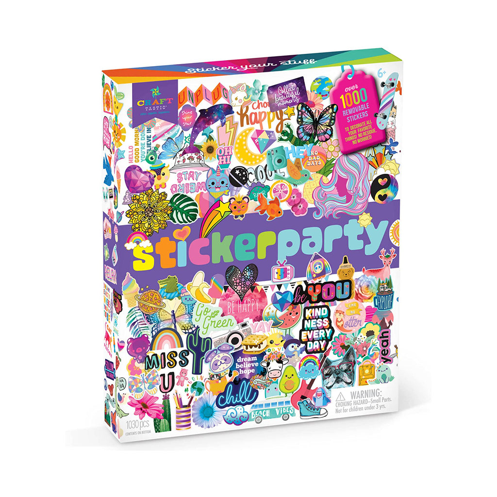 Craft Tastic Sticker Party Removable Sticker Set