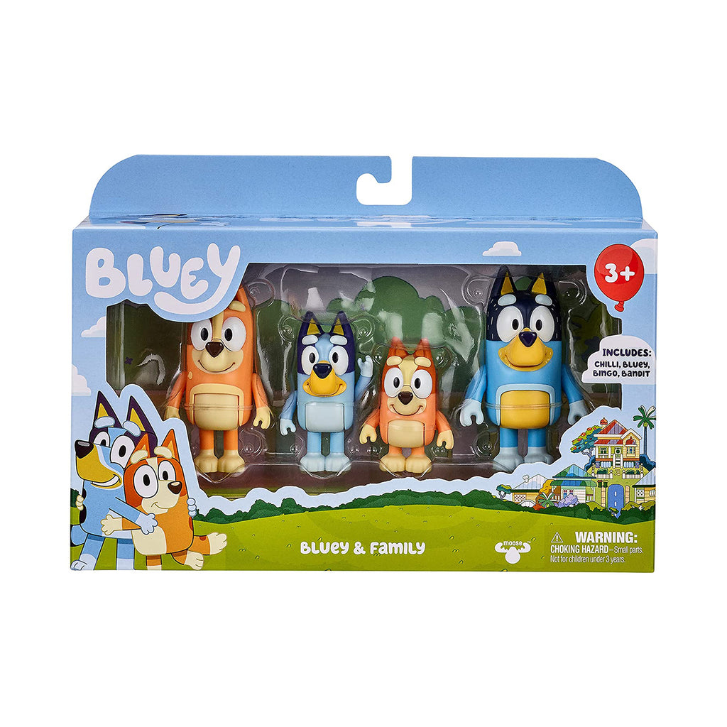 Bluey S5 Story Stater Bluey And Family 4 Pack Figure - Radar Toys