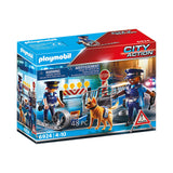 Playmobil City Action Police Roadblock Building Set 6924 - Radar Toys