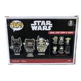 Funko Star Wars Pop Ewok Village 3 Pack Teebo Chief Chirpa Logray Vinyl Figure Set - Radar Toys