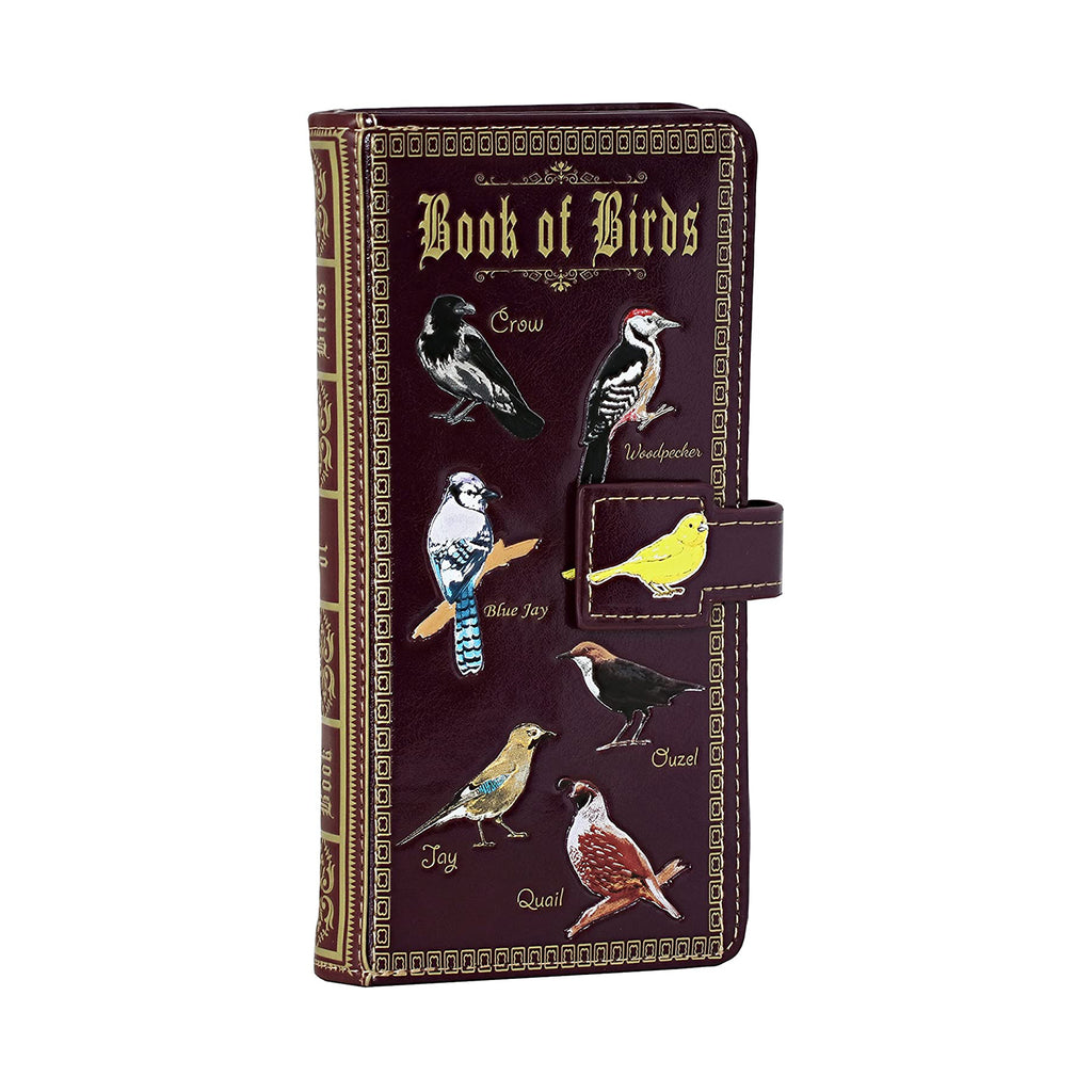 Shagwear Purple Book Of Birds Wallet