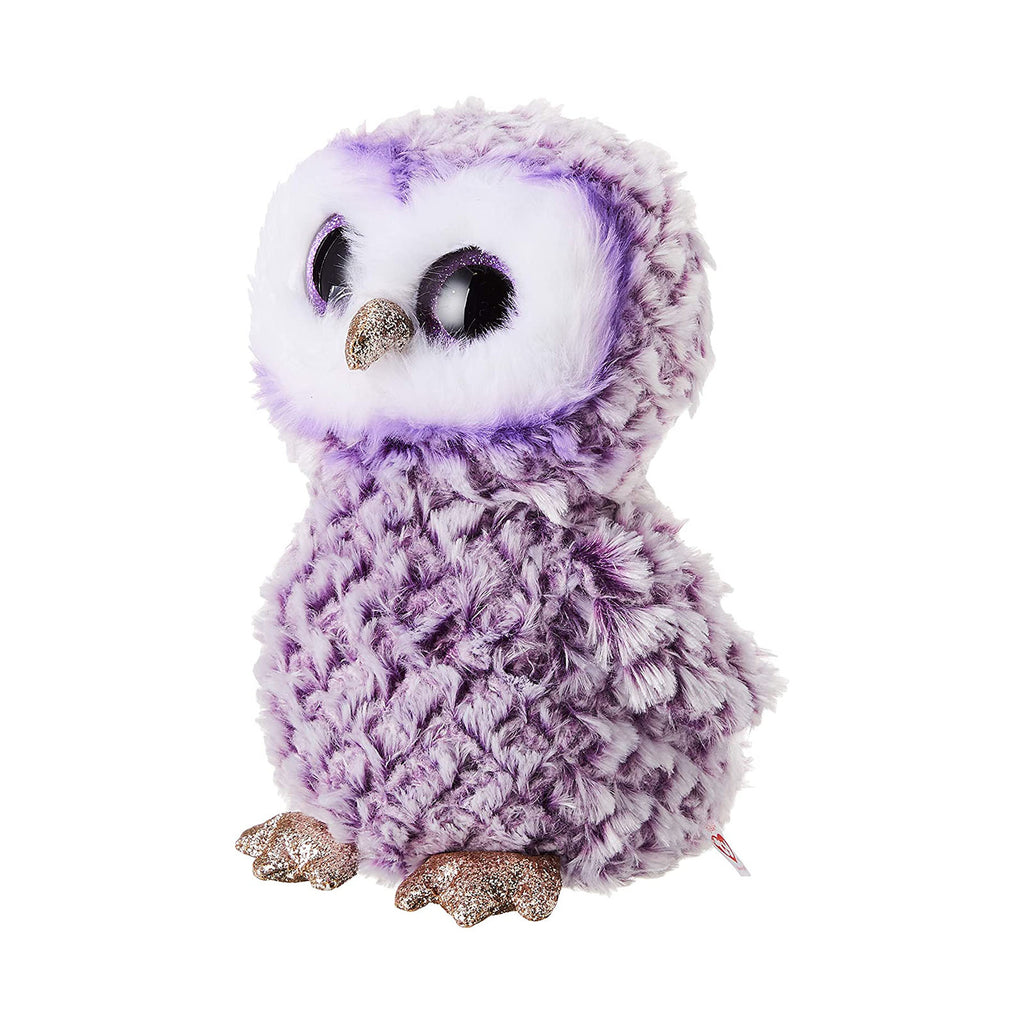 Ty Moonlight Owl Purple 10 Inch Plush Figure