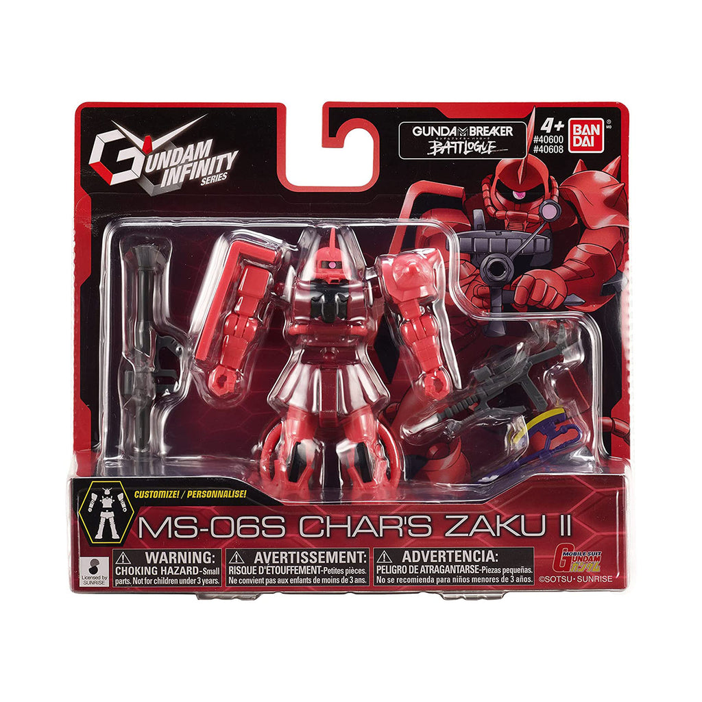 Bandai Gundam Infinity Series MS-06S Char's Zaku II Action Figure