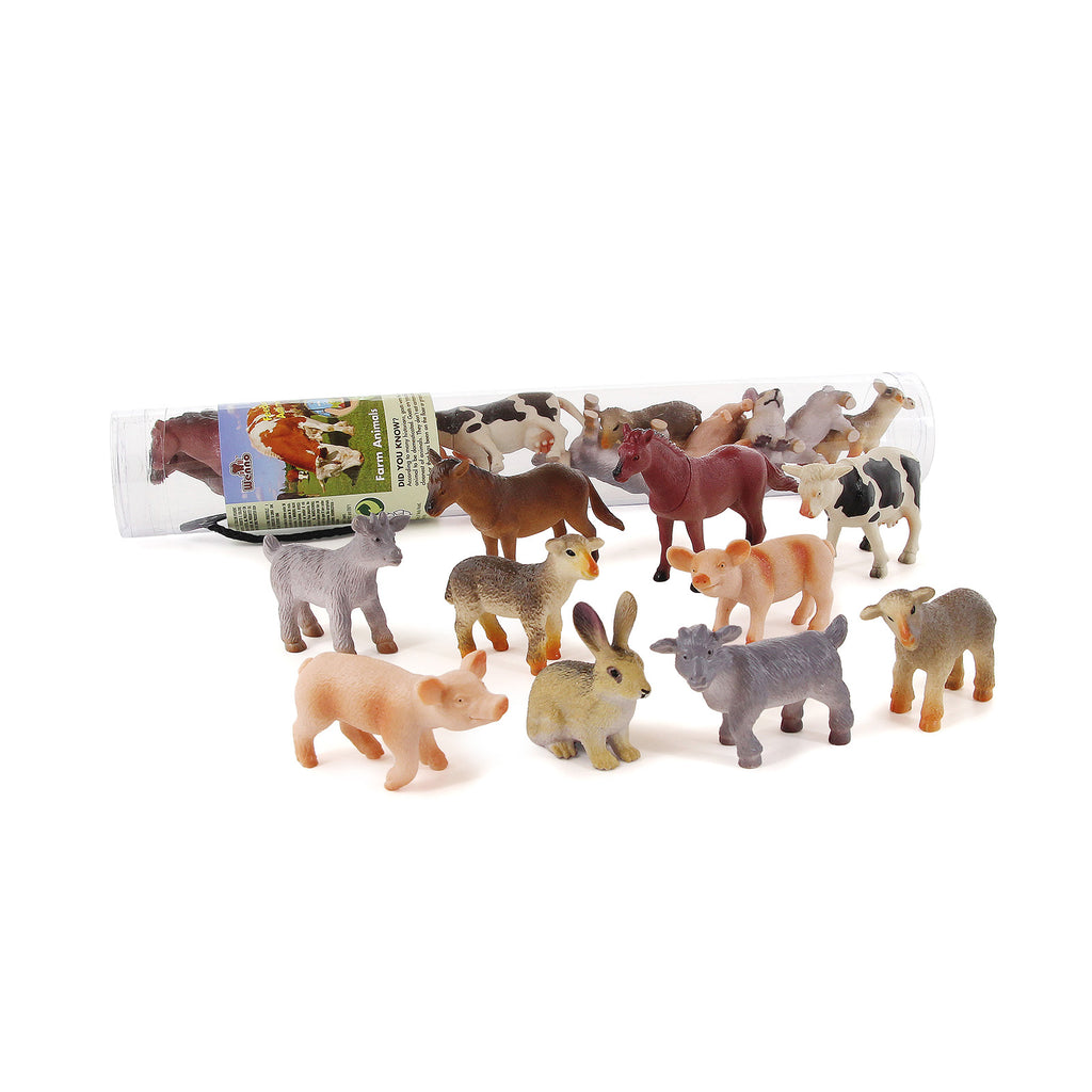 Wenno Farm Animals With Augmented Reality Large Fun Tube