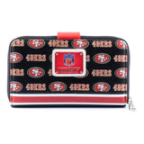 Loungefly NFL San Francisco 49ers Logo Bifold Wallet - Radar Toys