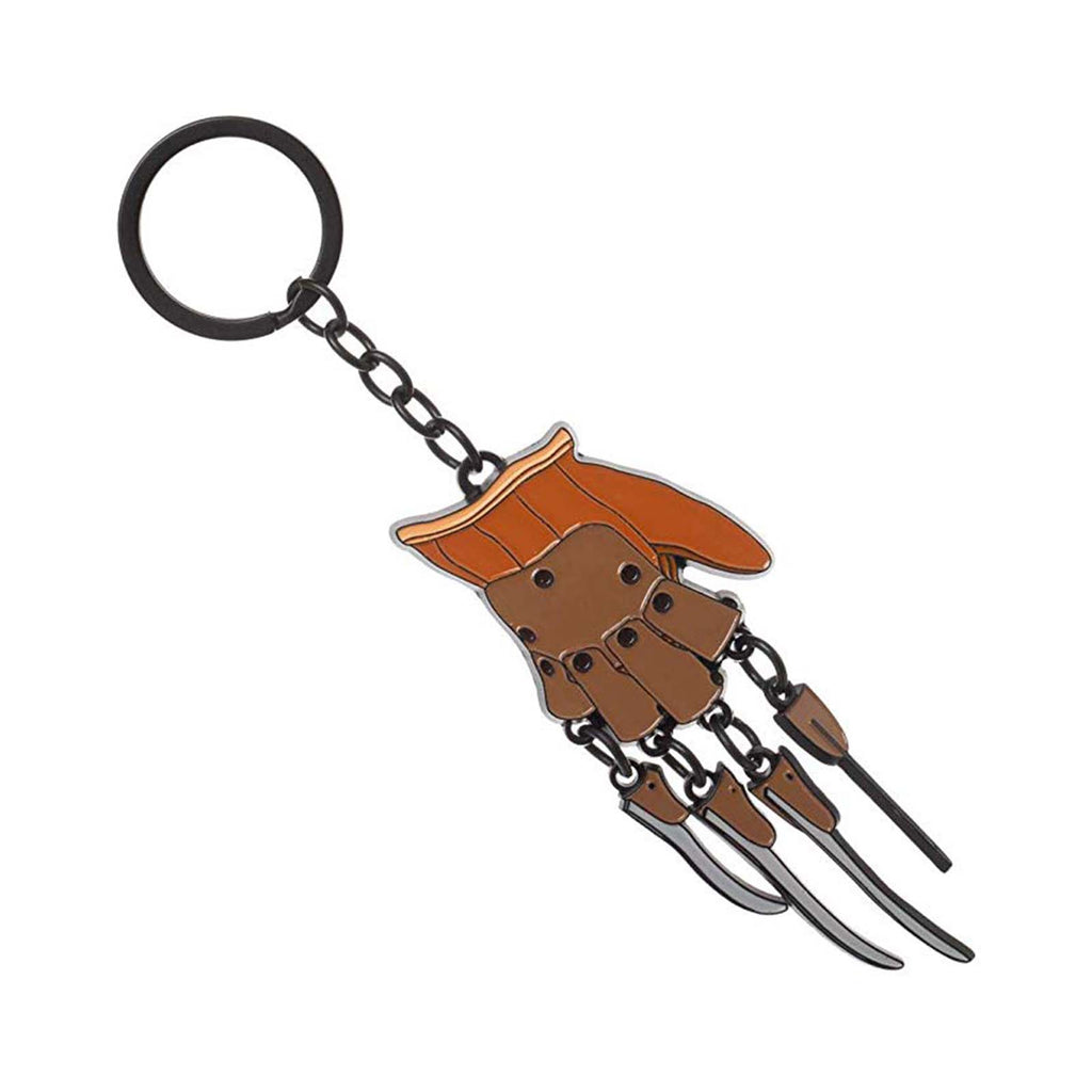 A Nightmare On Elm Street Freddy Krueger Glove Metal Keychain