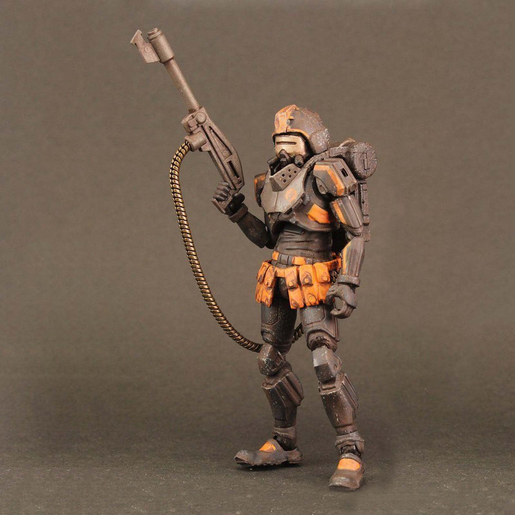 Acid Rain Omanga Military Flame Trooper Action Figure