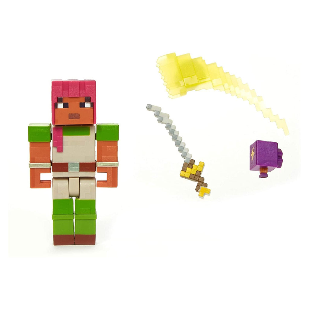 Minecraft Dungeons Adriene 4 Inch Action Figure