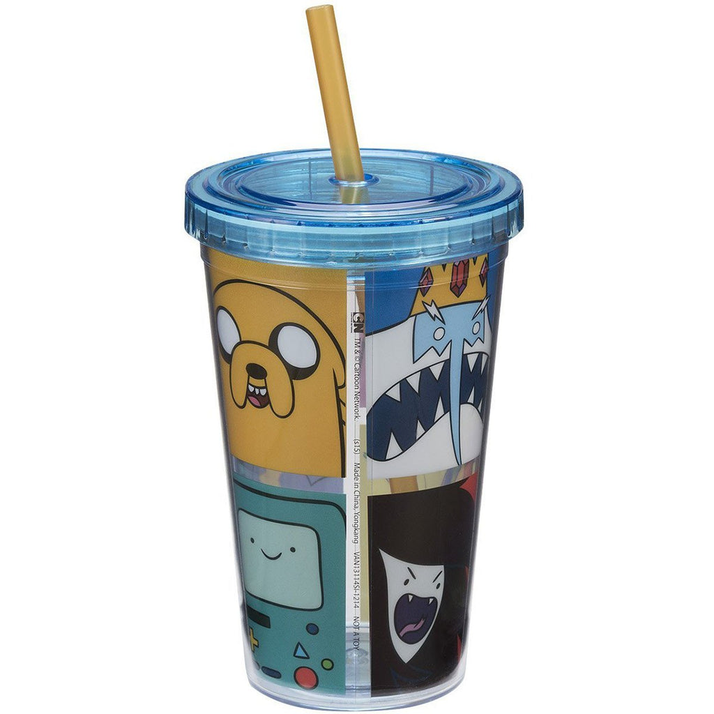 Adventure Time Grid 12 oz. Acrylic Travel Cup
